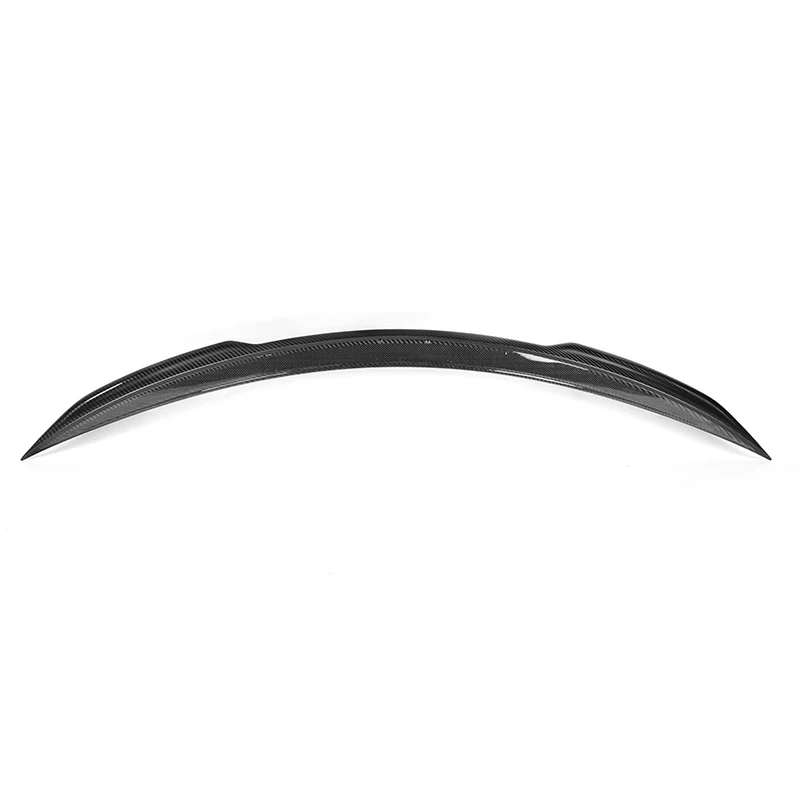 Real Dry Carbon Fiber Car Rear Spoiler Wing Lip Extension For Mercedes For Benz C Class W205/C205 2/4-Door 2015-2021 Rear Lips