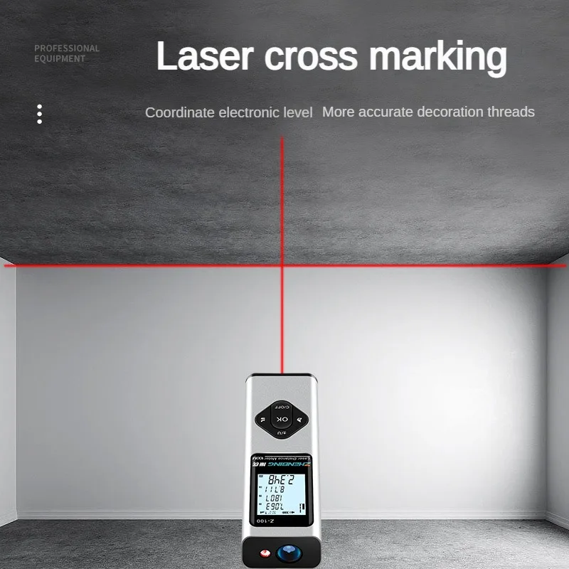 Imagem -04 - Nível Digital Inteligente Medidor de Distância a Laser Gama Portátil Usb Carregamento Rangefinder Mini Handheld Distância Medidor de Medição 40m