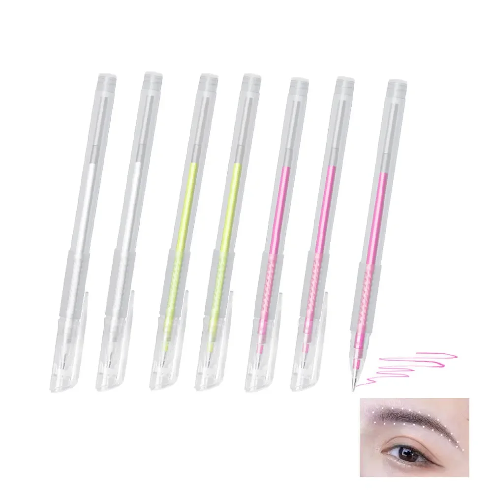 1pcs Tattoo Eyebrow Marker Pen Microblading Surgical Skin Permanent Make up Supplies Waterproof Marker Brow Pencil Tattoo Tool