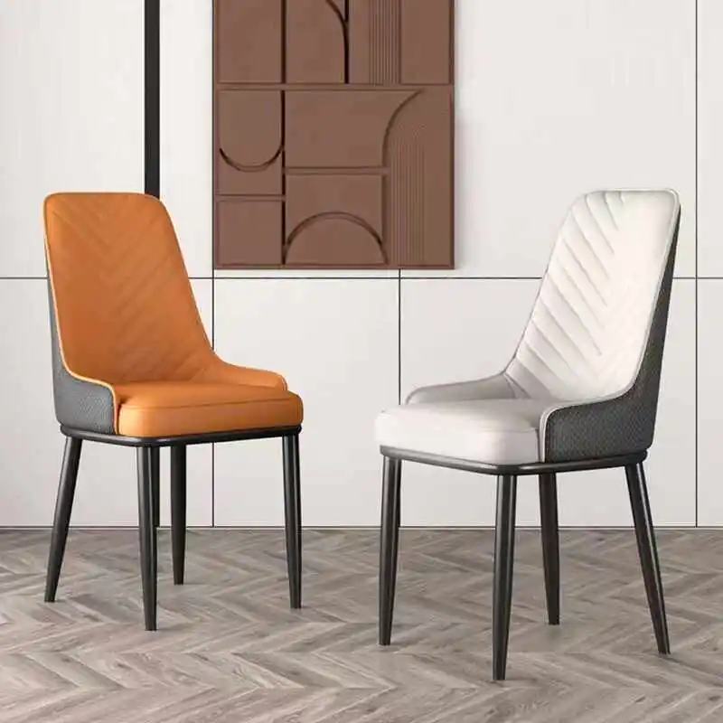 

Nordic Modern Dining Chairs Vanity Living Room Comfortable Kitchen Dining Chairs Restaurant Clear Muebles Lounge Suite Furniture