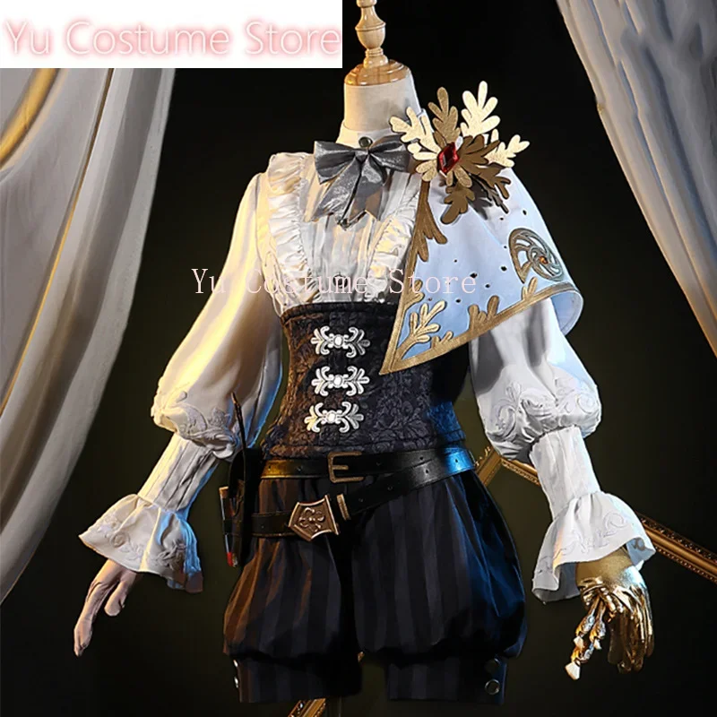 

Yu Costume Edgar Valden Cosplay Identity V Role Costume Painter Edgar Valden Golden Ratio Suit Set Shirt+Pumpkin Pants Uniforms