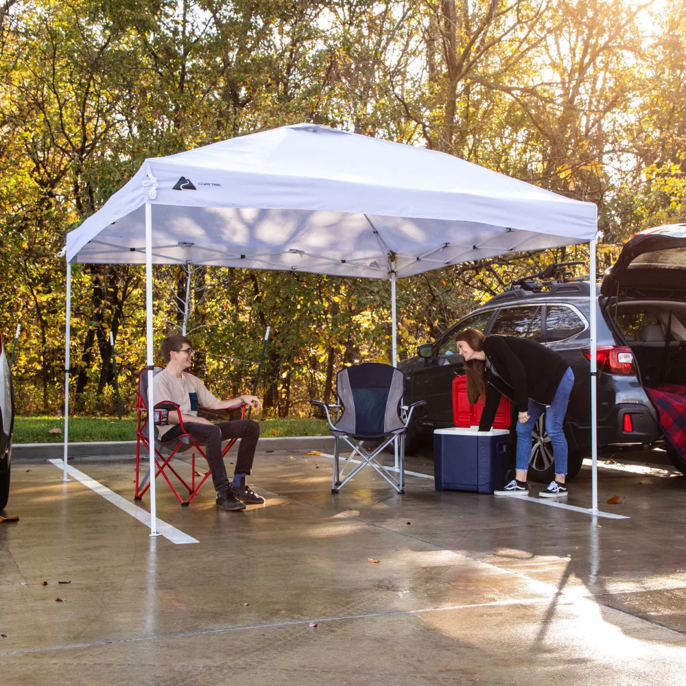 

Ozark Trail 10' x 10' Simple Push® Straight Leg Instant Canopy (100 Sq. ft.)