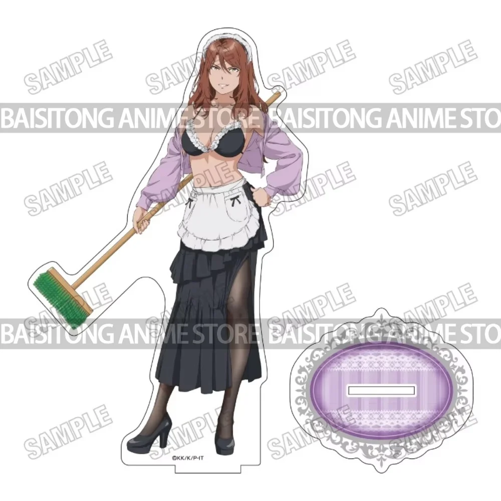 A Certain Scientific Railgun 15cm Maid Swimsuit Outfit Characters Acrylic Stand Keychain Anime Desktop Decor Fans Gift