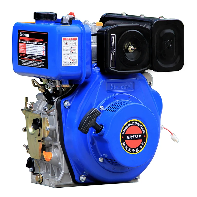 3.8kW diesel Engine HR178FE Electric Start 19.0 Keyway Shaft Euro 5 Emission Standard Easy Operate