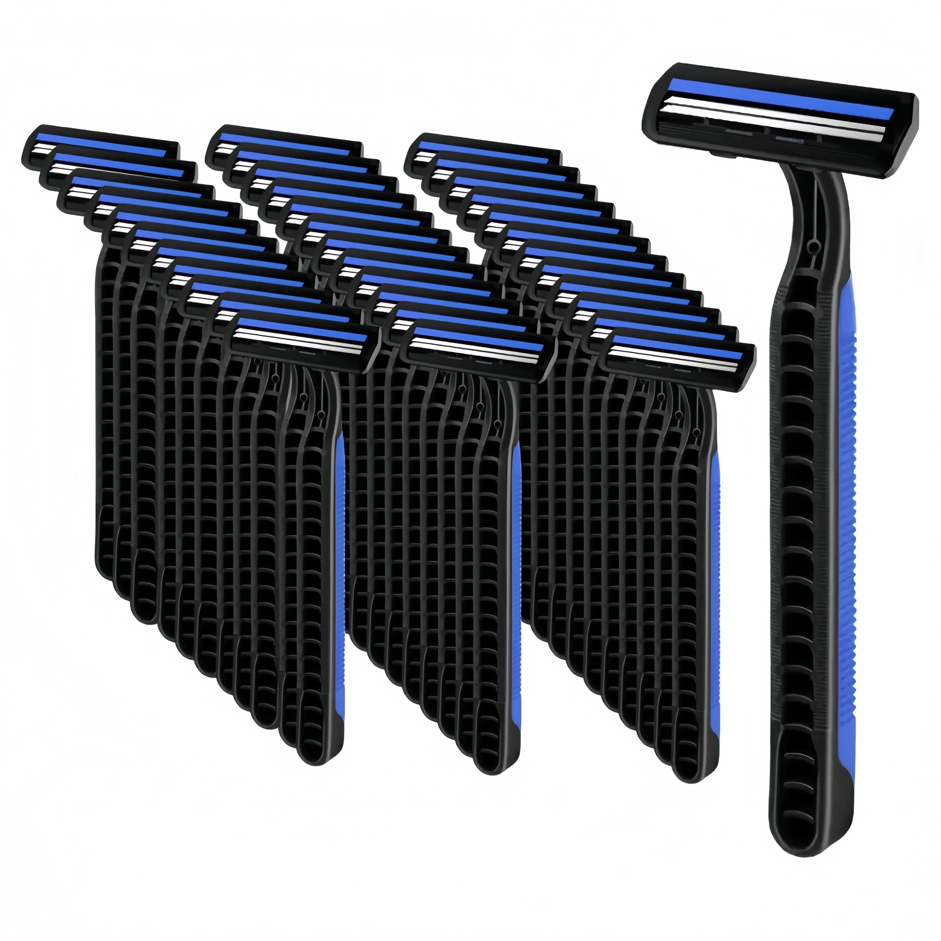 5/10/20/30 Uds. Afeitadores desechables, afeitadoras, recortador corporal, cuchillas de afeitar de 2 capas de acero inoxidable para hombres y mujeres, electrodomésticos de Hotel