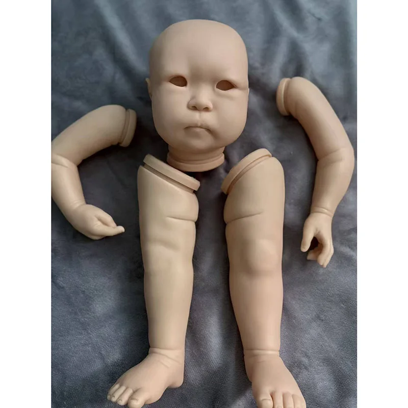 25Inch New Arrival Unfinished Unpainted Blank DIY Asian Doll Parts Huge Size Reborn Min Li Doll Kit With Cloth Body And Eyes