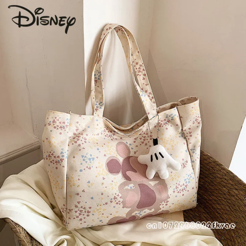 

Disney Mickey New Girls' Handbag Fashion High Quality Women's Bag Cartoon Casual Versatile Large Capacity Women's Shoulder Bag