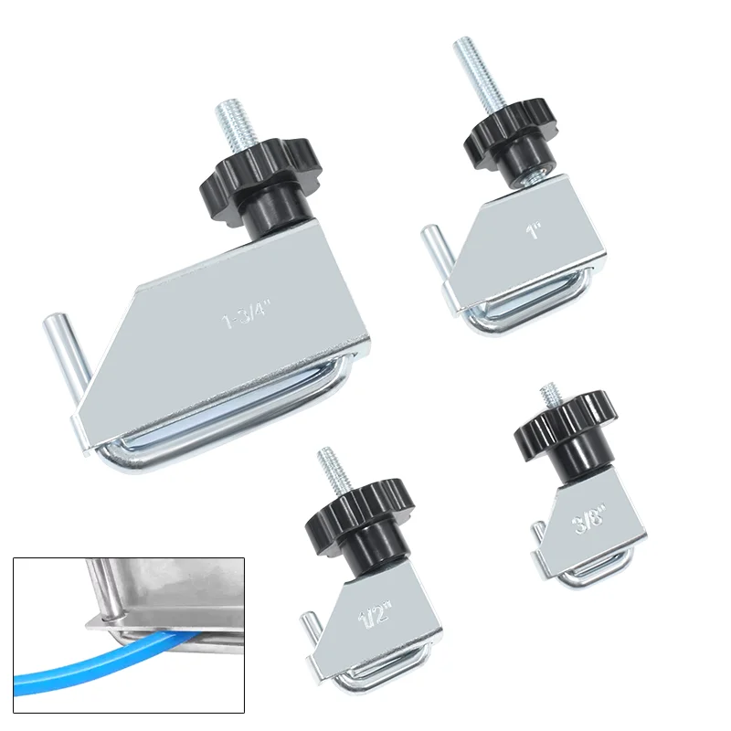 

4 Pcs of Automobile Water Pipe Clamp Steel Oil Pipe Sealing Pliers U-shaped Pipe Sealing Pliers