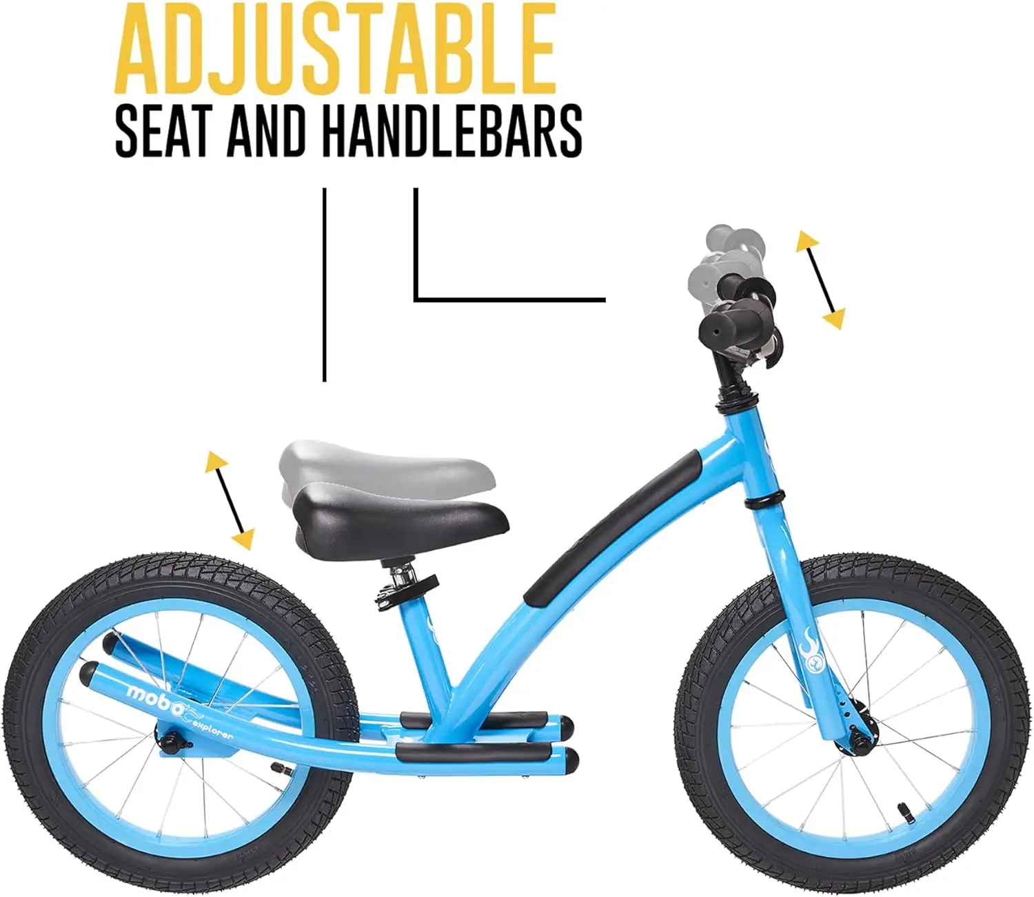 Explorer Balance Bike, blau, 14 Zoll Räder