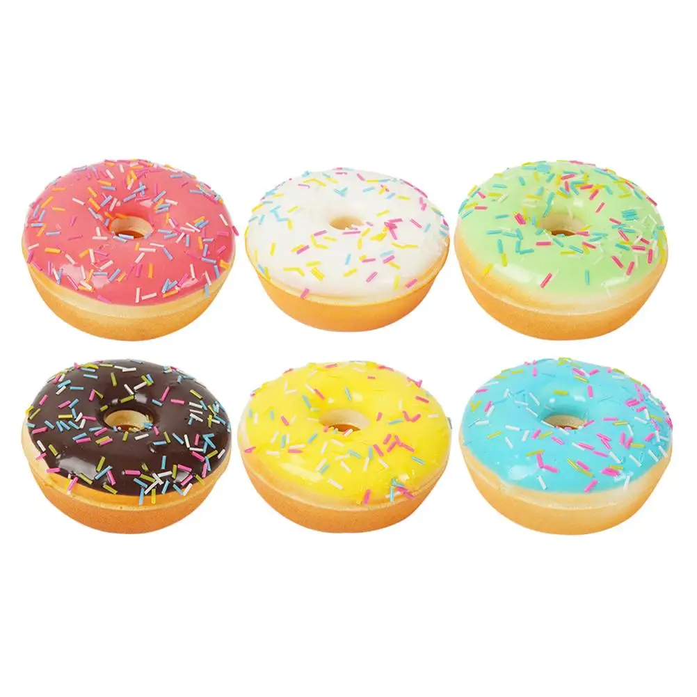 

6 Pcs Donut Model Party Decorations Food Prop Dessert Toy Window Floatie Pu Props for Display