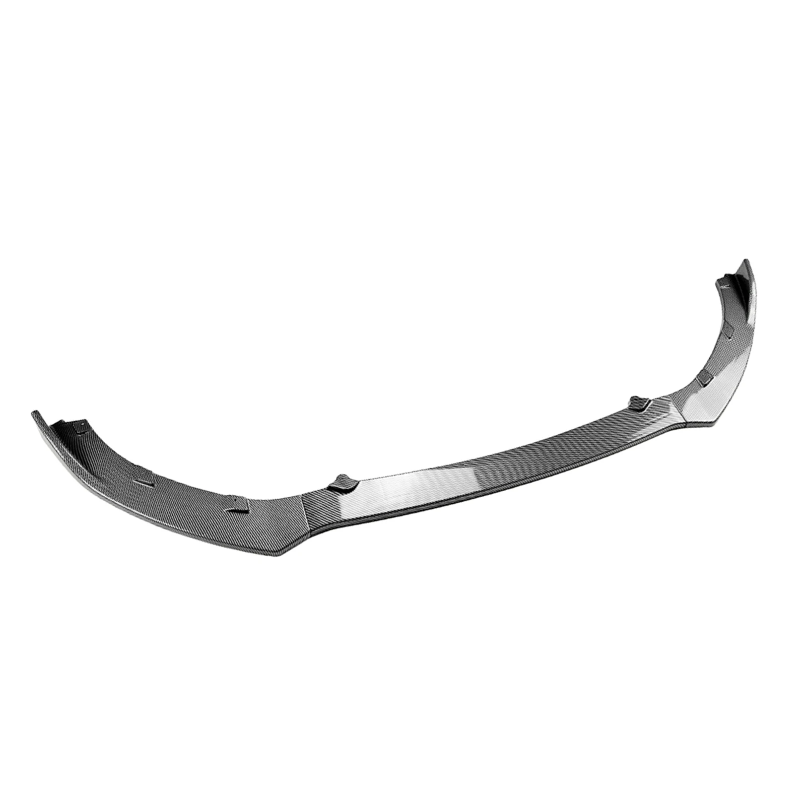 Carbon Fiber Look/Gloss Black Front Bumper Spoiler Lip Lower Splitter Blade Guard For Mazda MX-5 MX5 Miata ND 2016-2026 2-Door