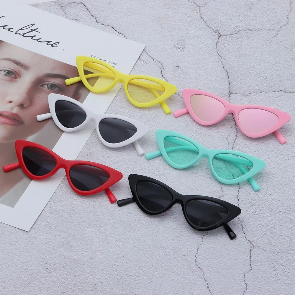 Party Favor Retro Narrow Frame Toddler Sunglasses Sunglasses Kids Sunglasses Cat Eye