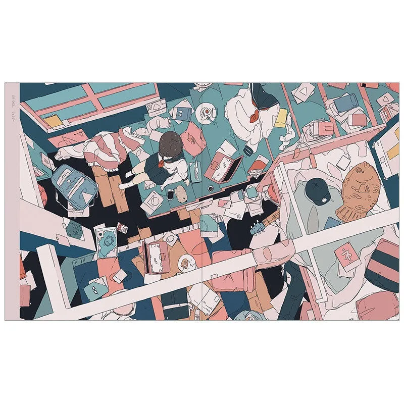 Heat of Vaporization Art Book Daisuke Richard Artwork Illustration Collection Illustration Collection Cute Artist Flat Coloring
