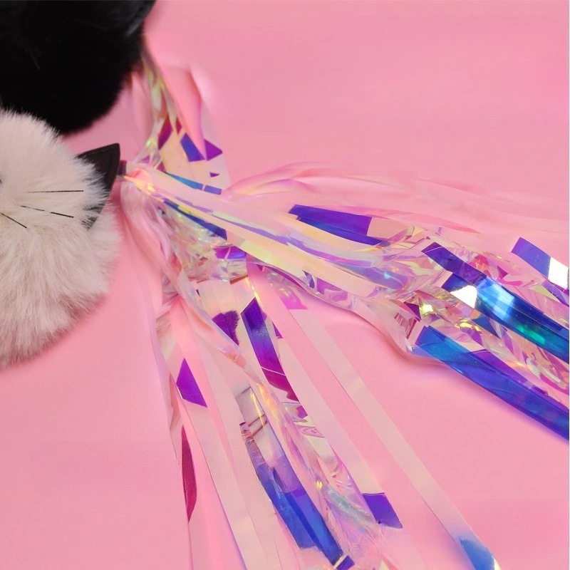 القط دعابة عصا ألعاب من نسيج مخملي هريرة الصيد الدورية الذاتي متعة الإغاثة الحيوانات الأليفة لعبة التفاعلية لدغة مقاومة القط لعبة الإمدادات #3