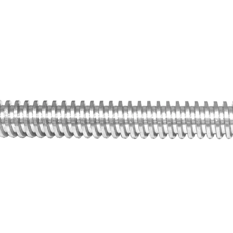 304 stainless steel T8 lead screw stepper motor lead2mm 4mm 8mm 3D printer lead screw trapezoidal lead screw with nut 100-800mm