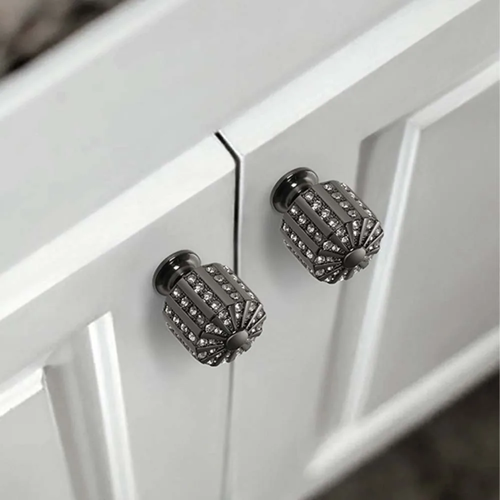Neue High-end-Kristall Bohrer Einzigen Loch Griff Licht Luxus Schrank Tür Schublade Einzigen Loch Griff Nordic Stil schrank Wein Knopf