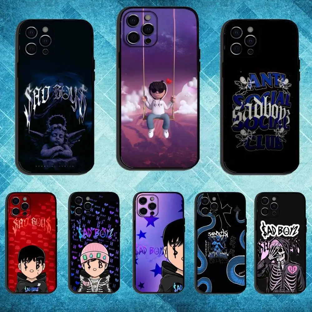 

J-Junior H $AD BOYZ 4 LIFE Phone Case For iPhone17,16,15,14,13,12,11 Plus,Pro Max Soft Black Cover