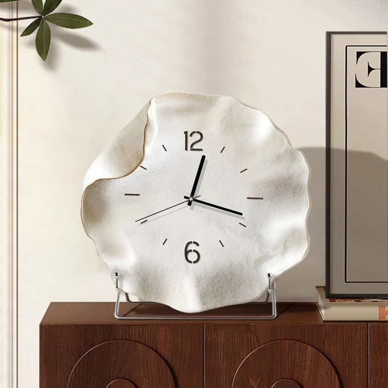 

Simple modern creative hour clock, table clock, living room entrance table ornament, light luxury high-value clock