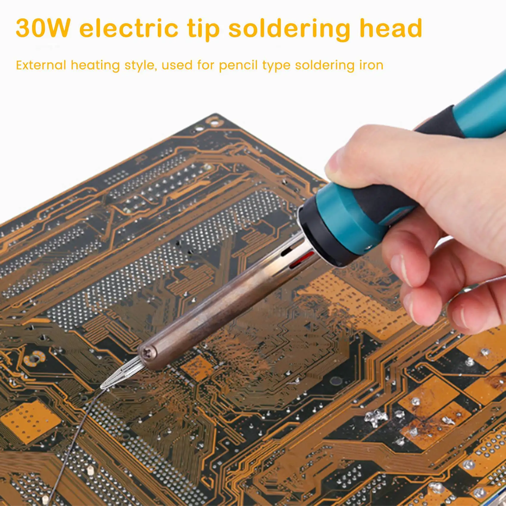 30W ปลายเครื่องเชื่อมเหล็กเปลี่ยนปลายประสาน