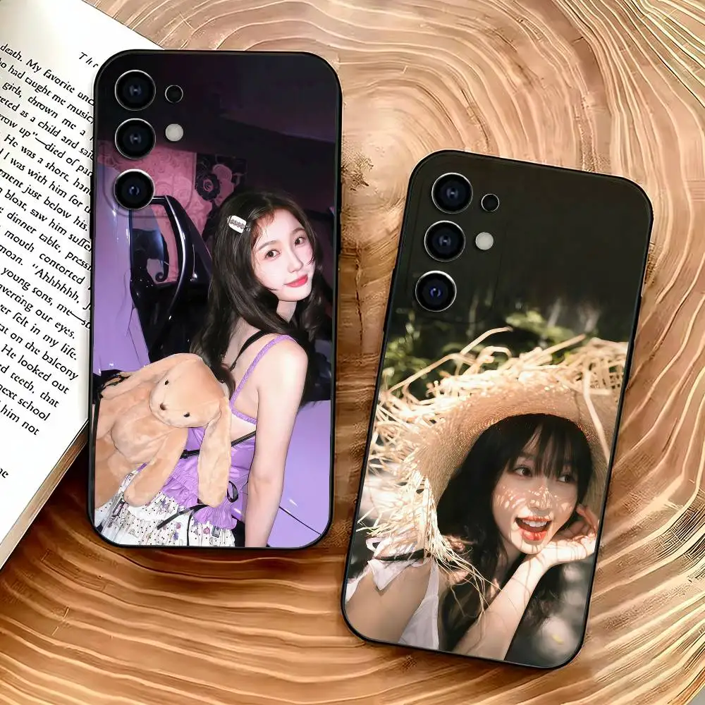 E-Esther Yu Shuxin Phone Case For Samsung S25,S24,S21,S22,S23,S30,Ultra,S20,Plus,Fe,Lite,Soft Black Cover