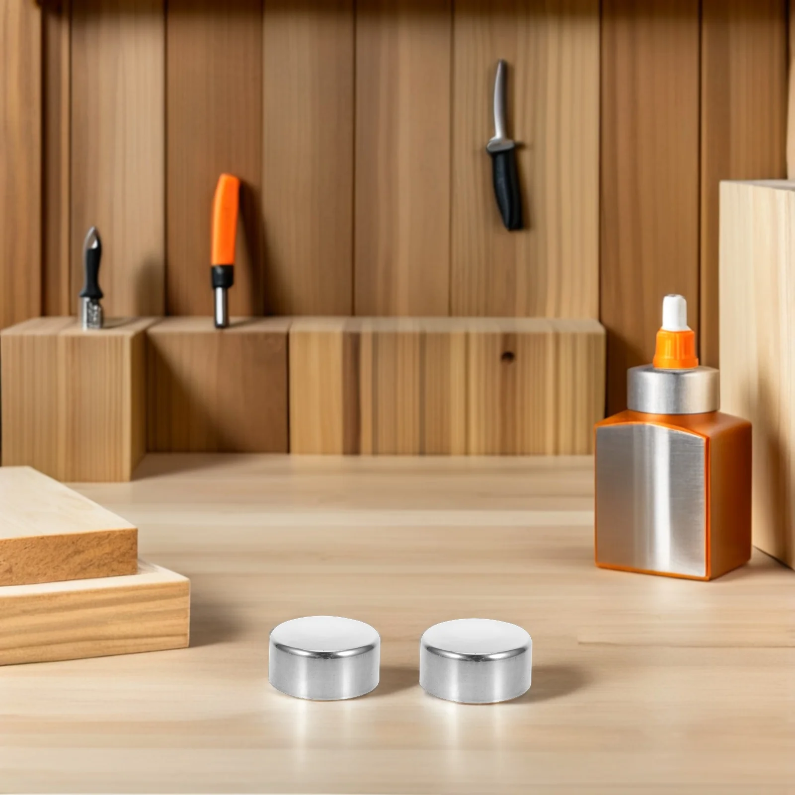 4Pcs Handrail End Caps Stainless Steel Round Pole Top Cap for