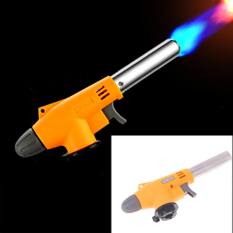 Portable Metal Flame Gas Welding Gas Burner Flame Gas Torch For BBQ Camping Cooking Butane