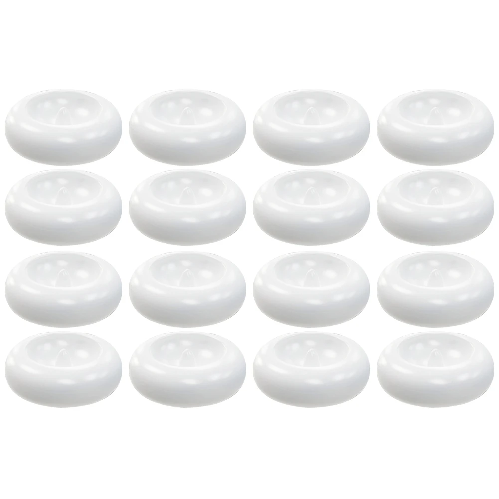 16 Pack 2.87 Inch LED Floating Candle Flickering Floating Tealight Waterproof Tea Light for Pool/Bathtub/Hot Bath/Wedding Decor