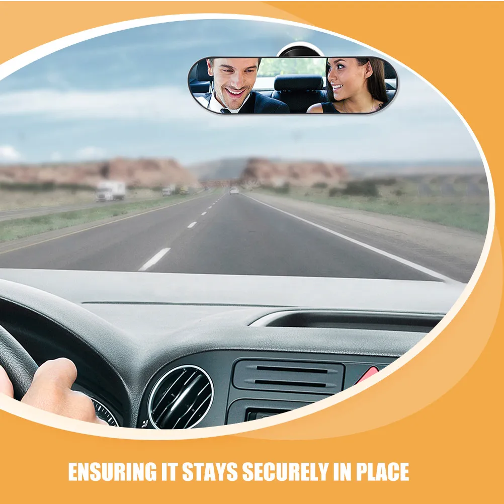 Car Rearview Baby Mirror Interior Hd Clear Suction Cup Wide Angle Adjustable Backseat Safety Mirror for Most Cars Suvs Trucks