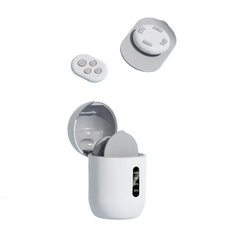 

Remote controlled portable pocket massage patch pulse cervical massager, waist and leg mini massager