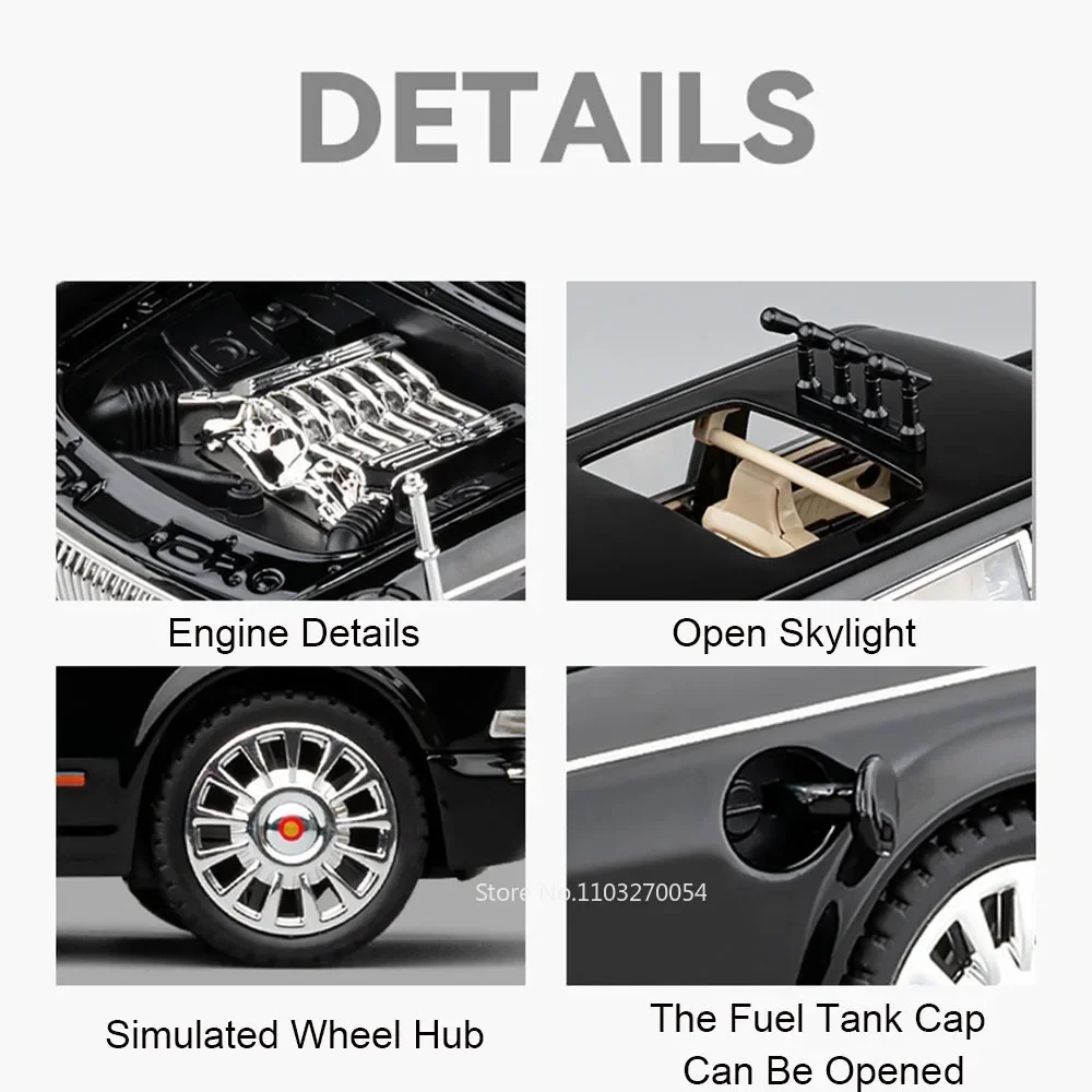 1:24 홍치 L5 E-HS9 자동차 합금 다이캐스트 장난감 모델 70주년 기념 군사 퍼레이드 차량 사운드 라이트 풀백 어린이 장난감 선물