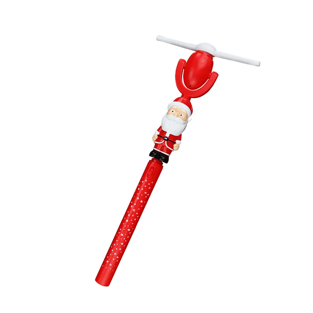 

Shinning Winnower Rotating Windmill Toy Santa Claus Design Christmas Themed Kids Gift Music Windmill Plastic Bright