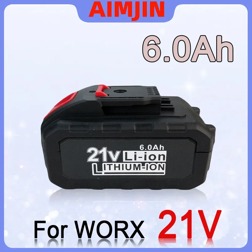 

Lithium Ion Battery High Capacity For Worx Electric Power Tool Battery 21V 6.0Ah Rechargeable Battery