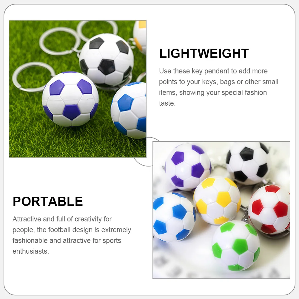 

Hanging Key Chain Football Keychain Keychains Keyrings Sport Decorate Student Soccer
