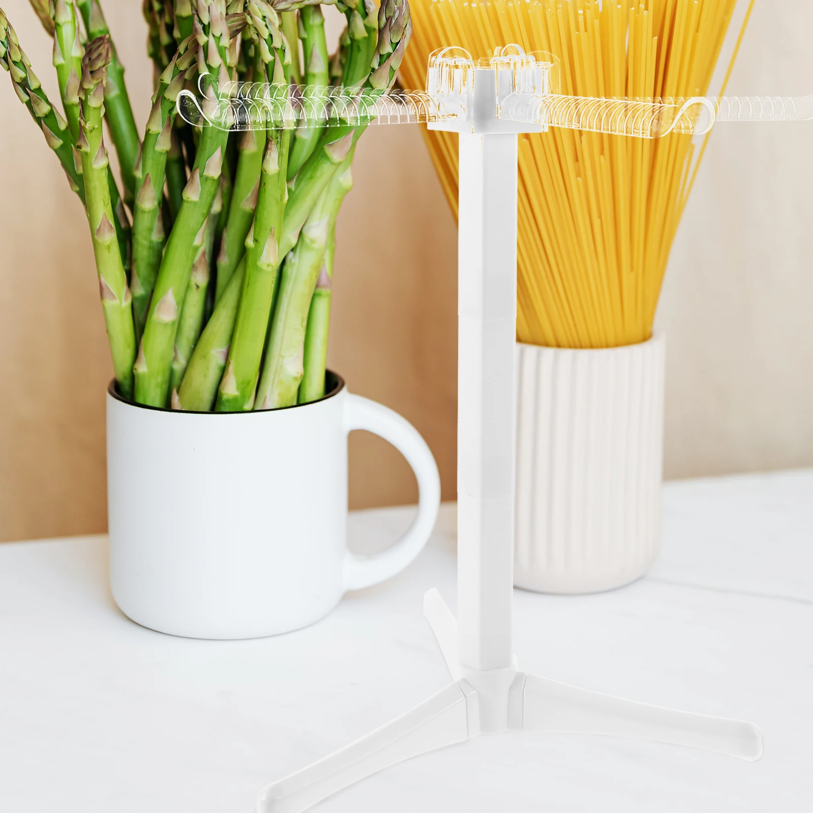 

Noodle Drying Rack Pasta Spaghetti Dryer St Foldable Collapsible Noodle Hanging Rack Accessories Reusable Plastic Household