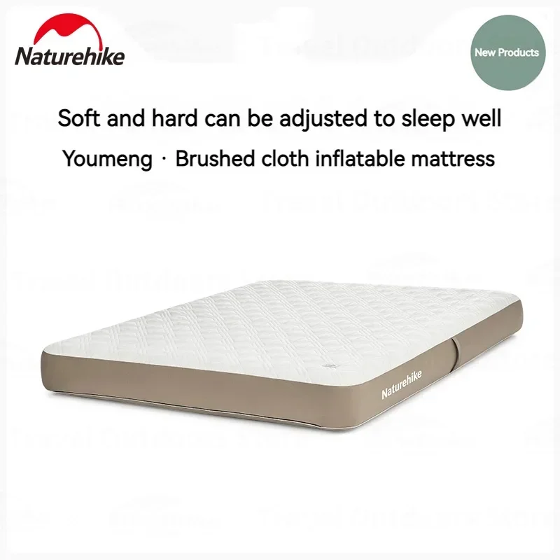 

Naturehike Camping Inflatable Mattress PVC Air Bed 25cm Thickness Soft Hard Adjustable Outdoor Travel Portable Inflatable Mats