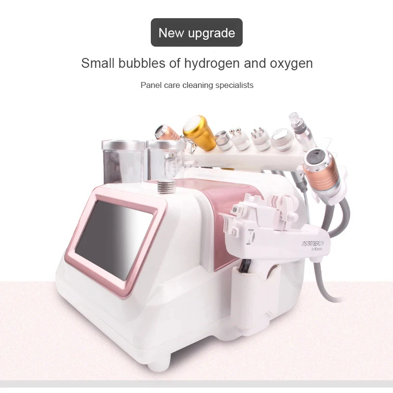 12 in 1 Hydrogen Oxygen Beauty Instrument  Deep Cleansing Hydrating Skin Brightening Fine Line Reducing Contour Firming Suitable