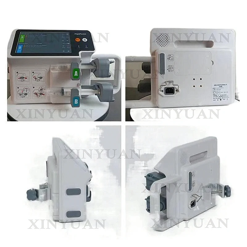 Portable Dual Channel TCI Veterinary Syringe Infusion Pump Affordable Medical Injection Equipment