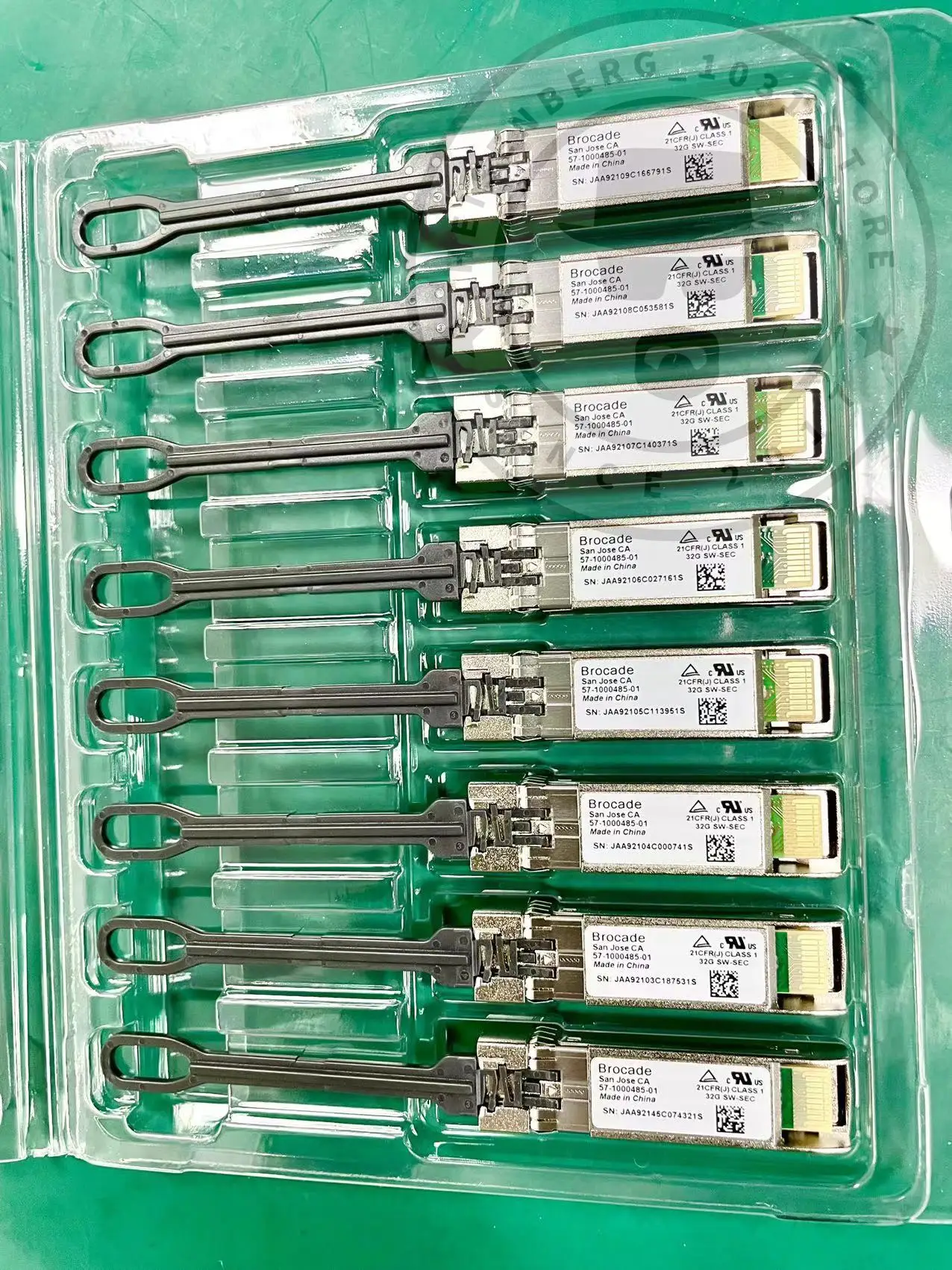 Genuine Brocade 32GB 57-1000485-01 SW-SEC FC-SAN Transceiver Module XBR-000412