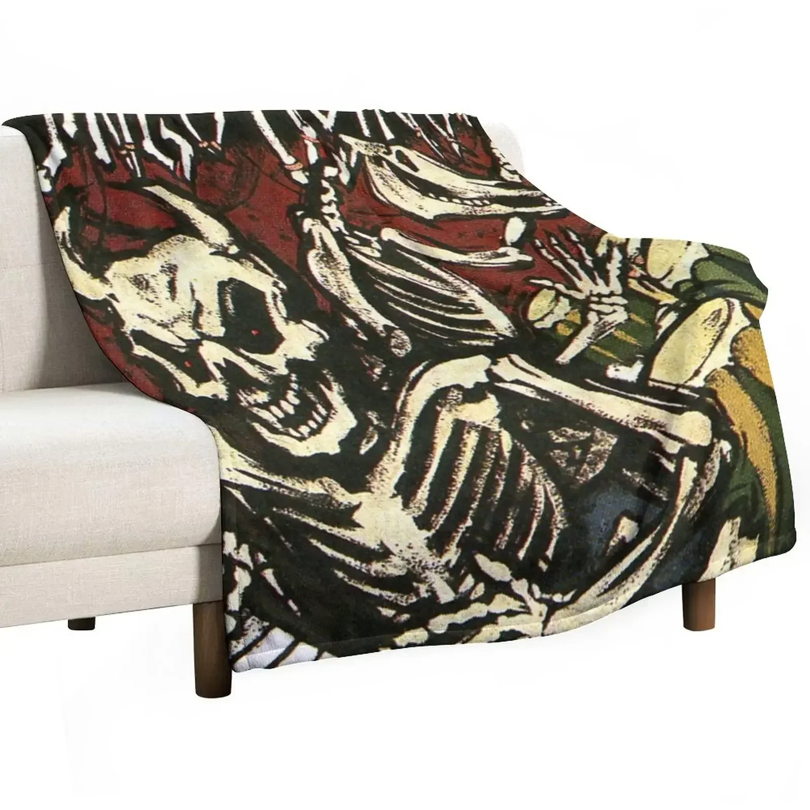 Halloween Farewell - Oingo Boingo Throw Blanket Luxury Designer Decorative Throw Blankets