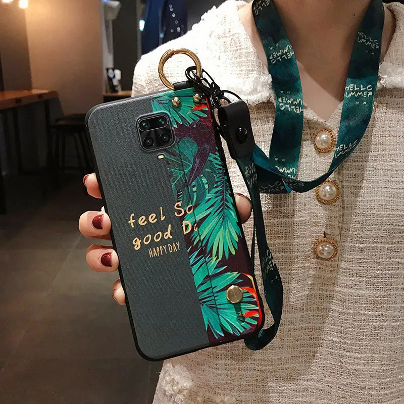 YPM 5 حافظة لهاتف Xiaomi 12t Poco F5 X5 F3 11t 13 Redmi Note 10 11 8 9 12 Pro 10C 12CNeck شريط للرسغ الحبل حامل هاتف غطاء