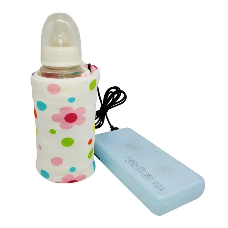 Portable Usb Milk Water Warmer Insulated Bag Baby Nursing Bottle Heater Feeding Bottle Tote Bag For Car Travel Stroller