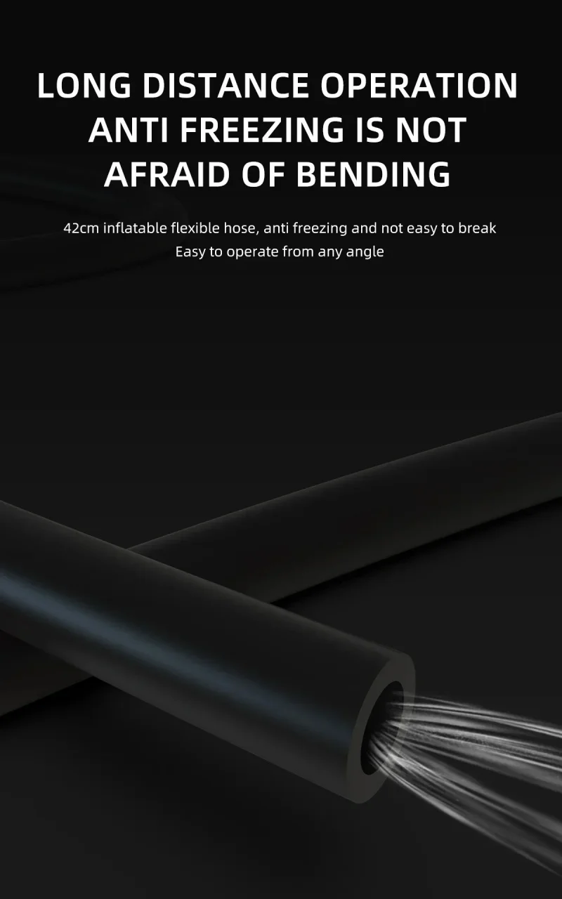 CYCLAMI 1,3 l Split Air Tank Fahrradreifenfüller MTB Road 29' Tubeless Reifenverstärker mit Zylinder für Rennradfahren – Detail 3