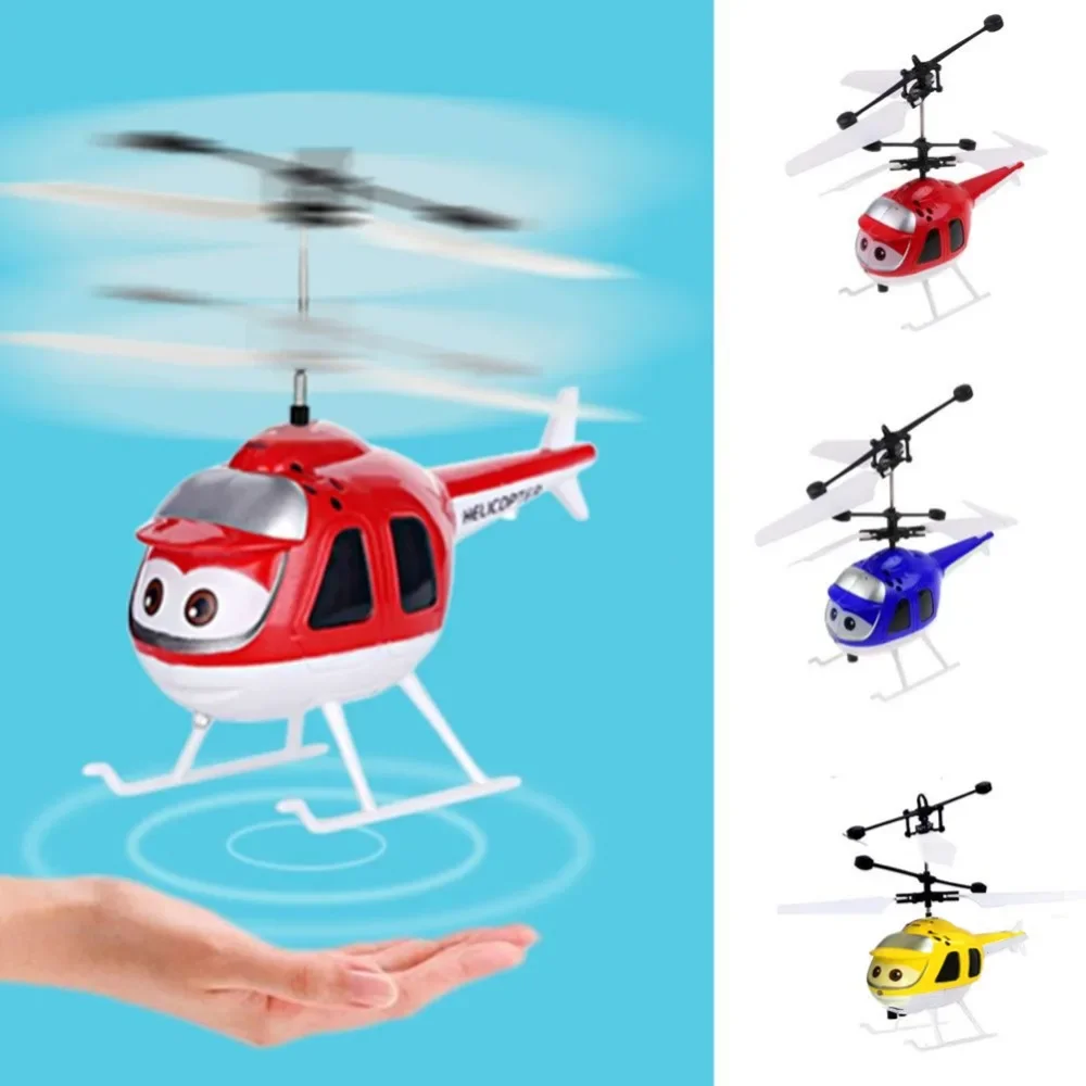 Hot Sale Mini Infrared Sensor Helicopter Aircraft 3D Gyro Helicoptero Electric Micro Helicopter Birthday Toy Gift for Kid#257747