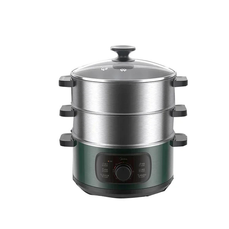 1500W Electric Food Steamer Three-layer Automatic Multi-steamer Large-capacity Steamed Bun steamed vegetable artifact