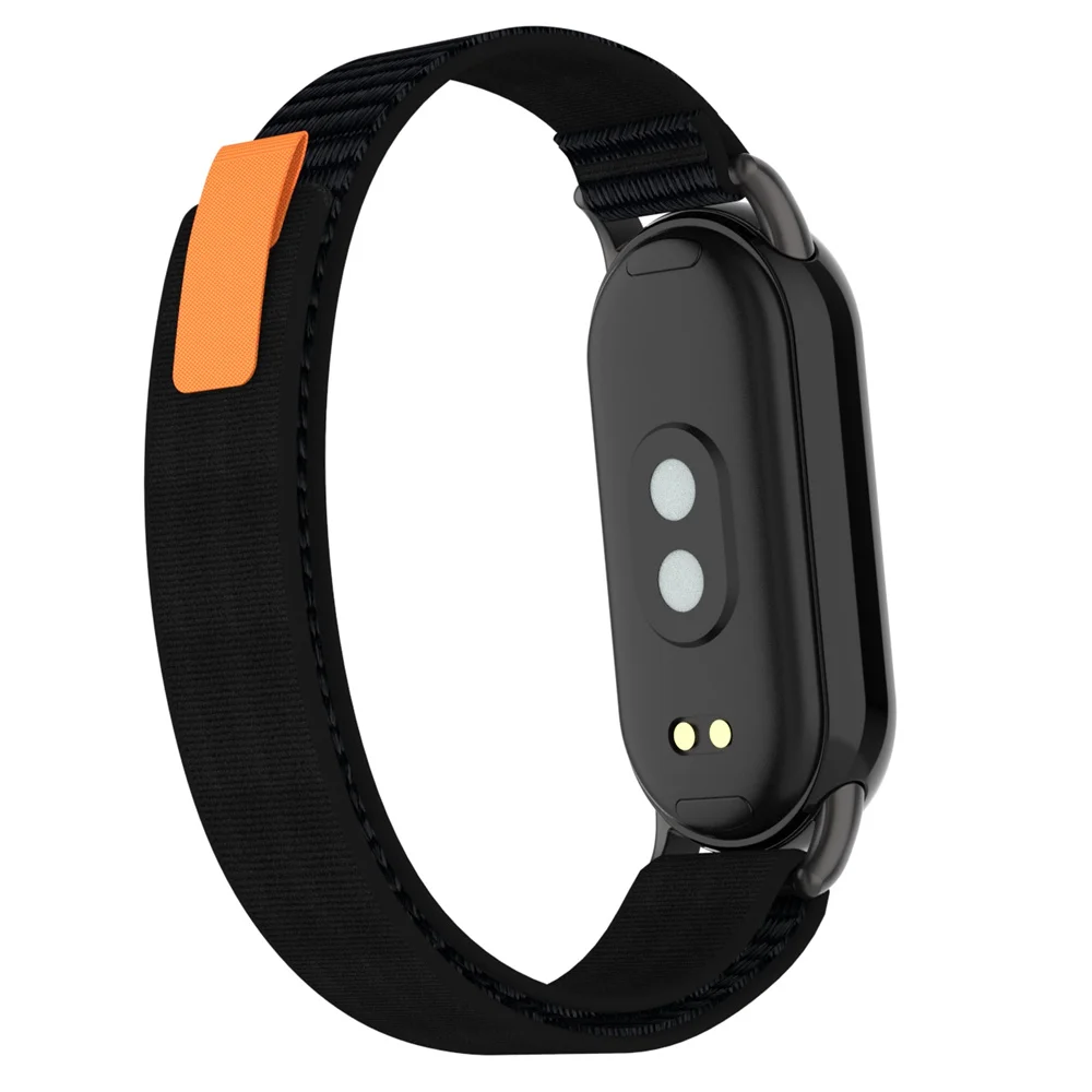 Correa de nailon para reloj inteligente, pulsera de repuesto de Metal para Xiaomi MI Band 8, hombre y mujer
