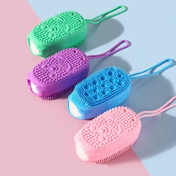 Bath Massage Shower Brush Handheld Comfortable Cleaning Skin Scrubber for Family Friend Neighbor Gift