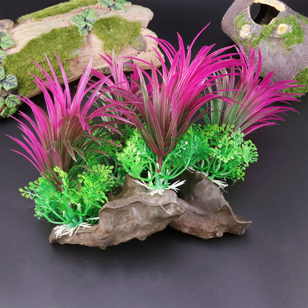 

Simulation Green Plants Aquarium Decoration Natural Color Detailed Fish Tank Plastic Water Plant Ornament Aquarium Plant