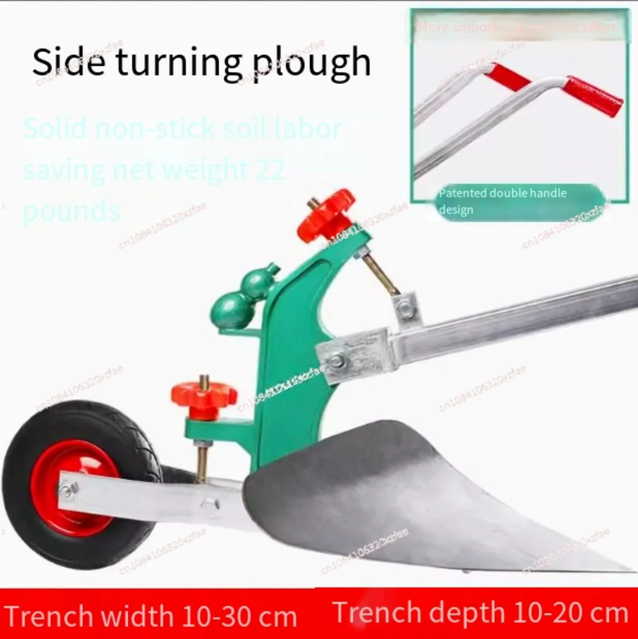 Hand plow handle plow agricultural lawn mower hand push pear plow