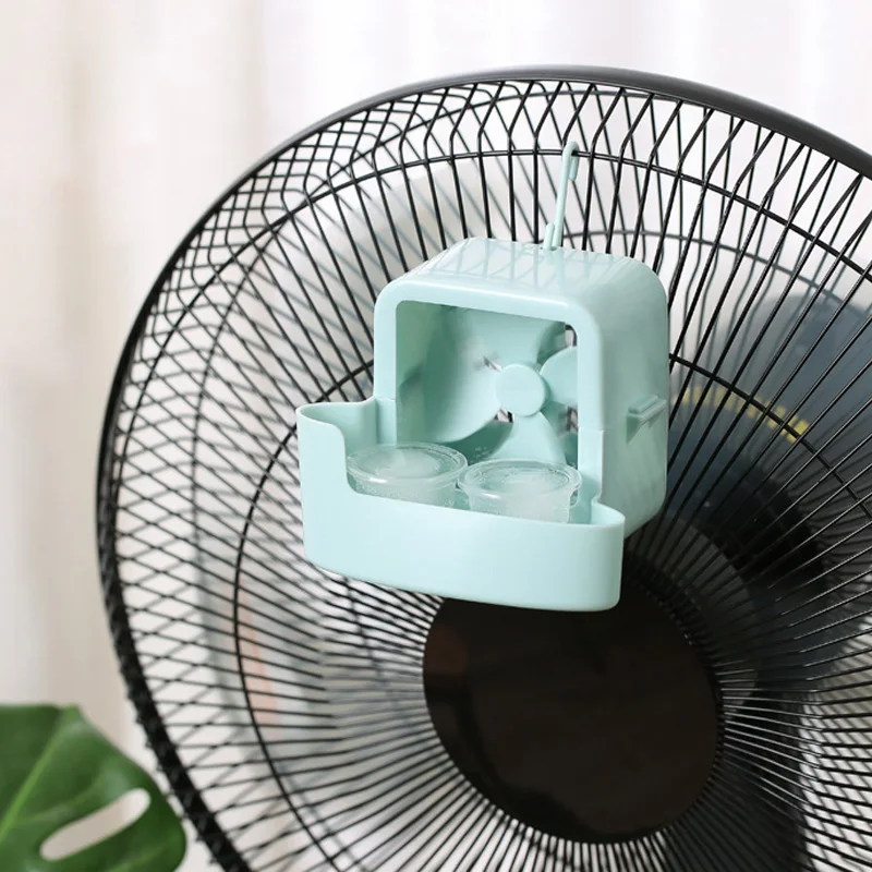 

Clip-On Ice Cooling Fan, Portable Air Cooler for Summer - Desk Camping Outdoor Essentials, Personal Evaporative Air Conditioner