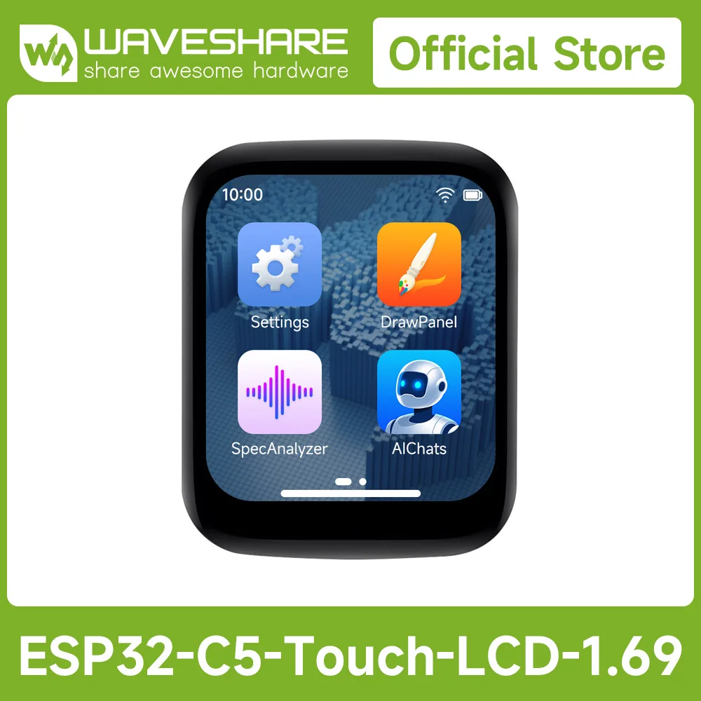 waveshare-esp32-c5-169インチ-タッチlcd開発ボード、240x280ピクセル、デュアルバンドwi-fi-6-bluetooth-5-le--thread-zigbee対応